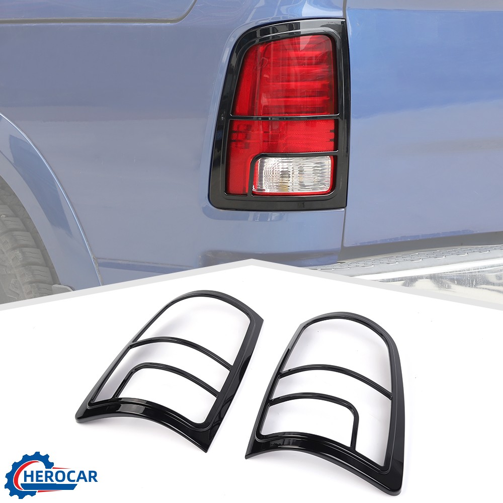 Left & Right Taillight Lamp Cover Overlay Trim Frame Bezels For Ram 1500 2010-18