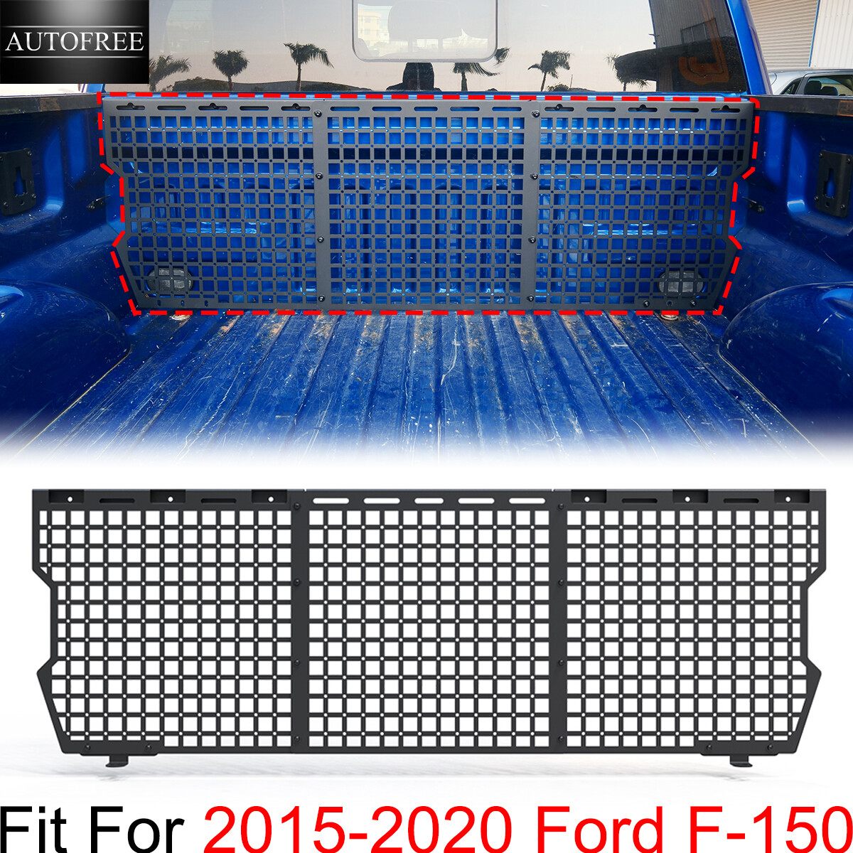 Rear Carriage Multi-functional Hanging Board Steel For 2015-2020 Ford F-150 F150