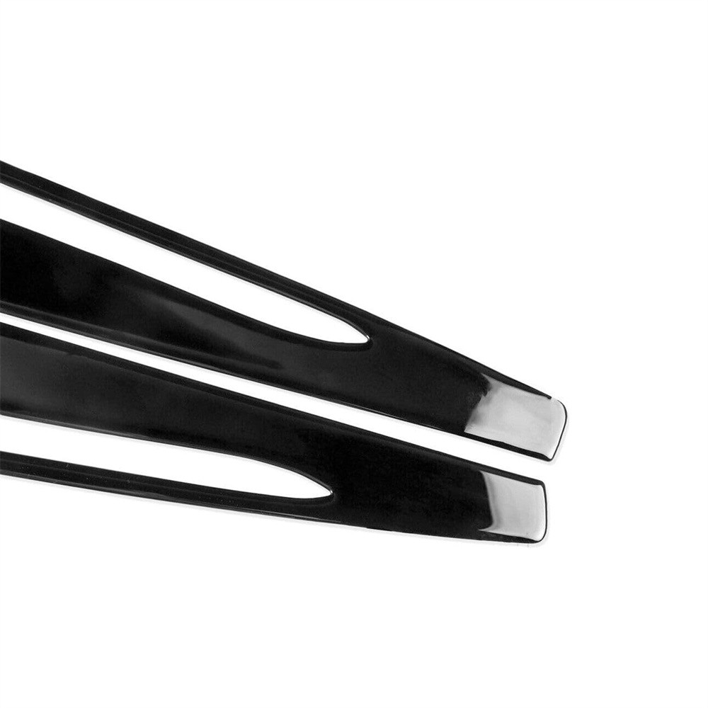 1 Pair For 2014-2018 BMW X5 F15 Headlight Eyelid Cover Eyebrows Trim Piano Black
