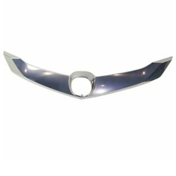 For 16-18 ILX Front Grille Trim Grill Molding Garnish Panel Satin-Chrome Plastic