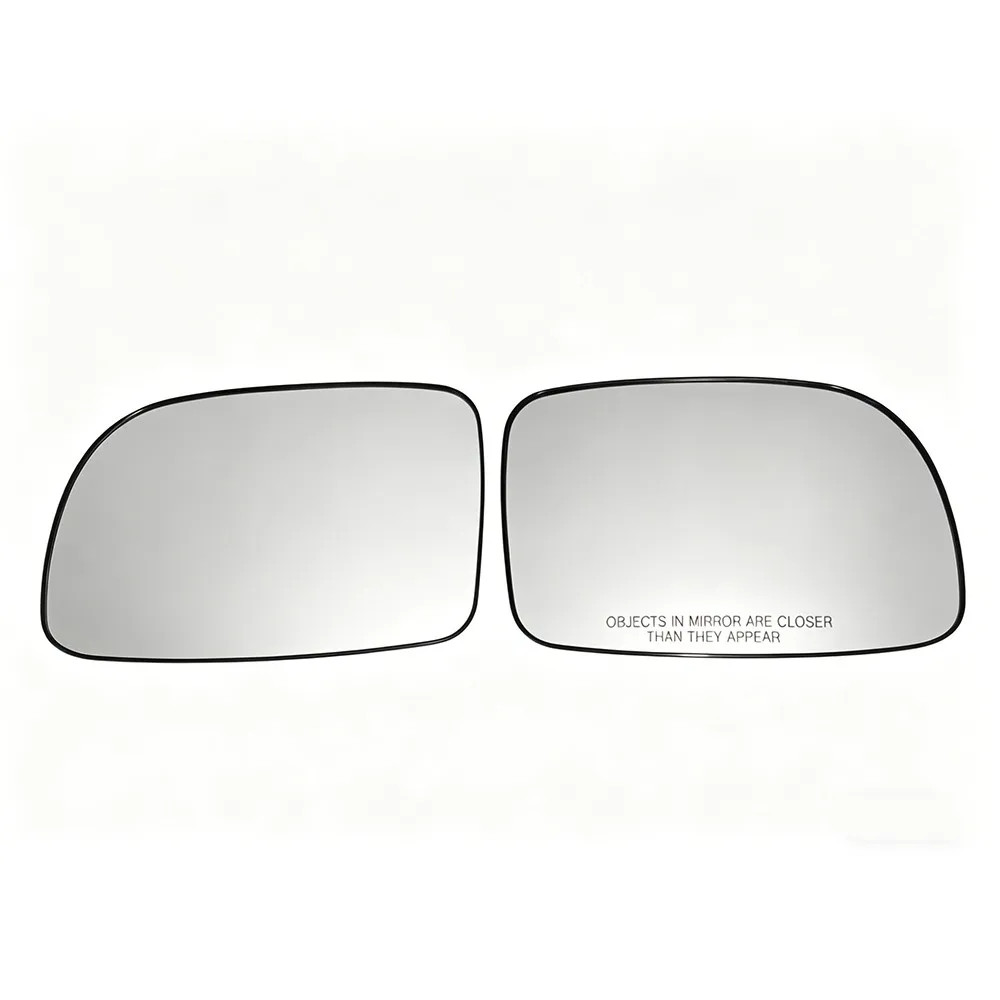 For Hyundai Santa Fe Rearview Mirror Glass Lens With Backing Plate Heated