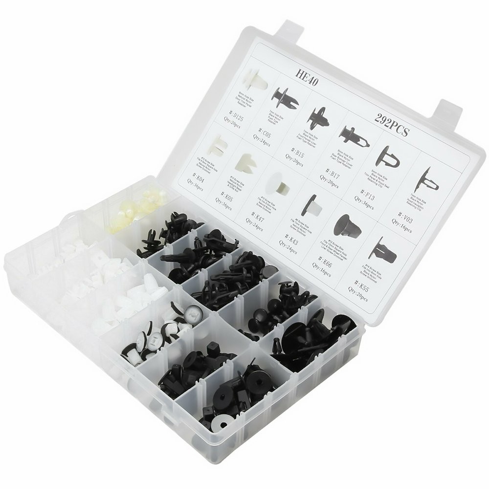 US 317PCs For TOYOTA Car Fender Door Trim Hood Bumper Clips Body Retainer Kit EL