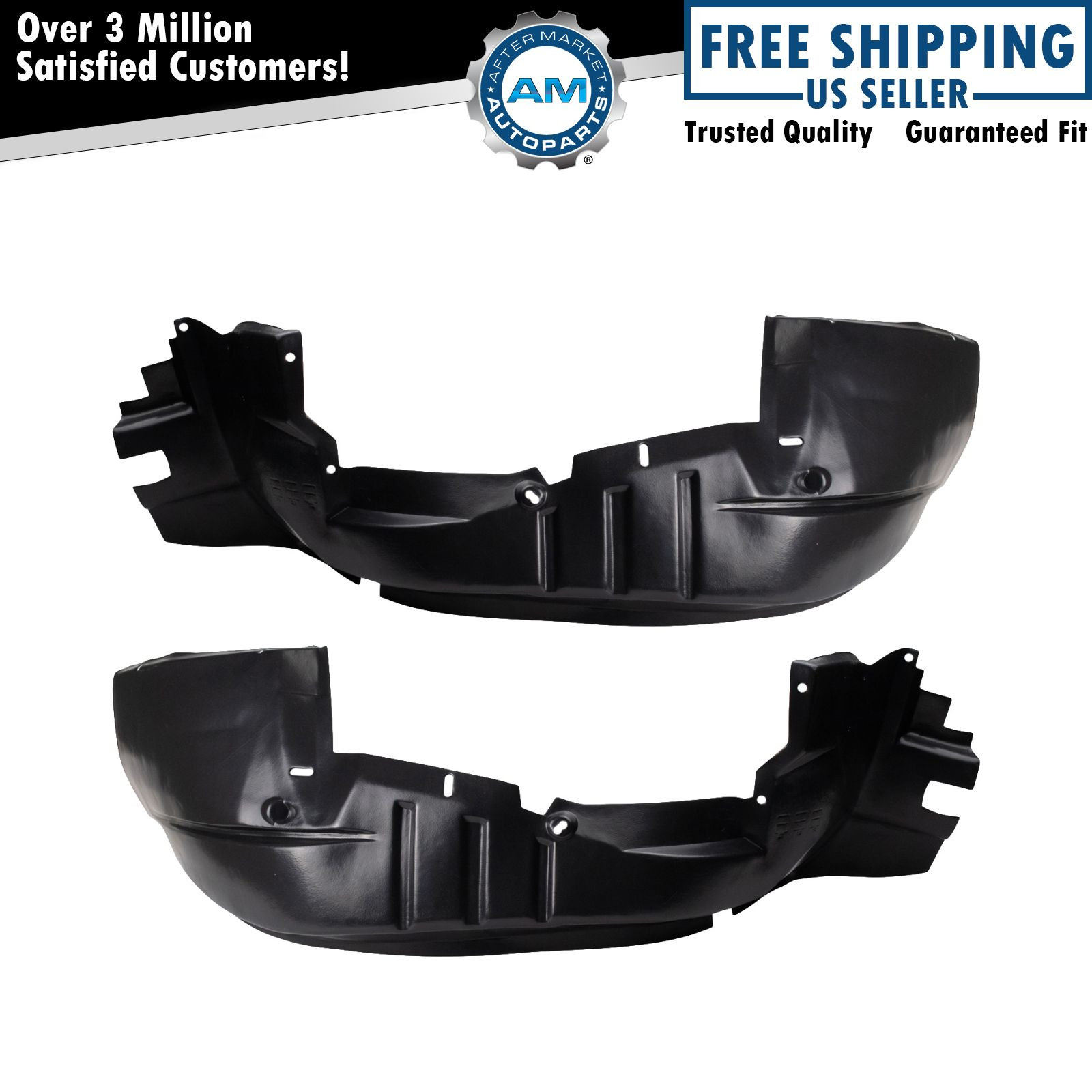 Front Inner Fender Liner Set For 1997-2001 Jeep Cherokee CH1248105 CH1249105
