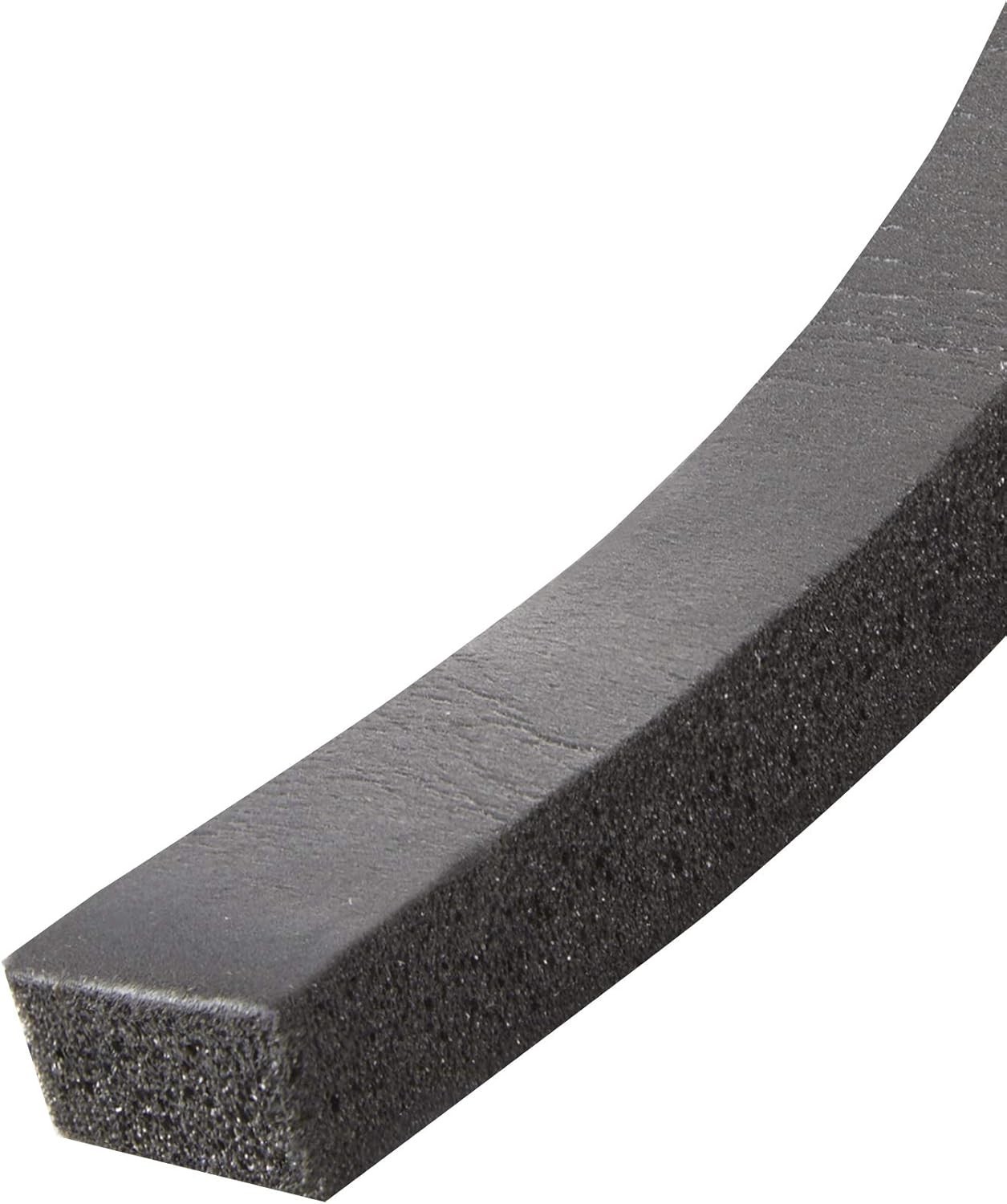 Superior Quality 3/8″W x 3/16″T Black Rubber Foam Tape for Weather Sealing Needs