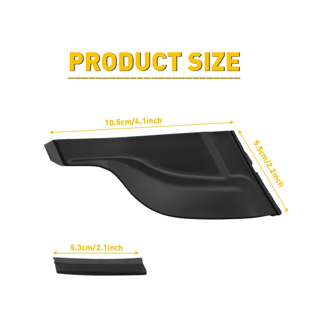 For Toyota Prius 2010-2015 Front Wiper Windshield Side Cowl Extension Cover Trim
