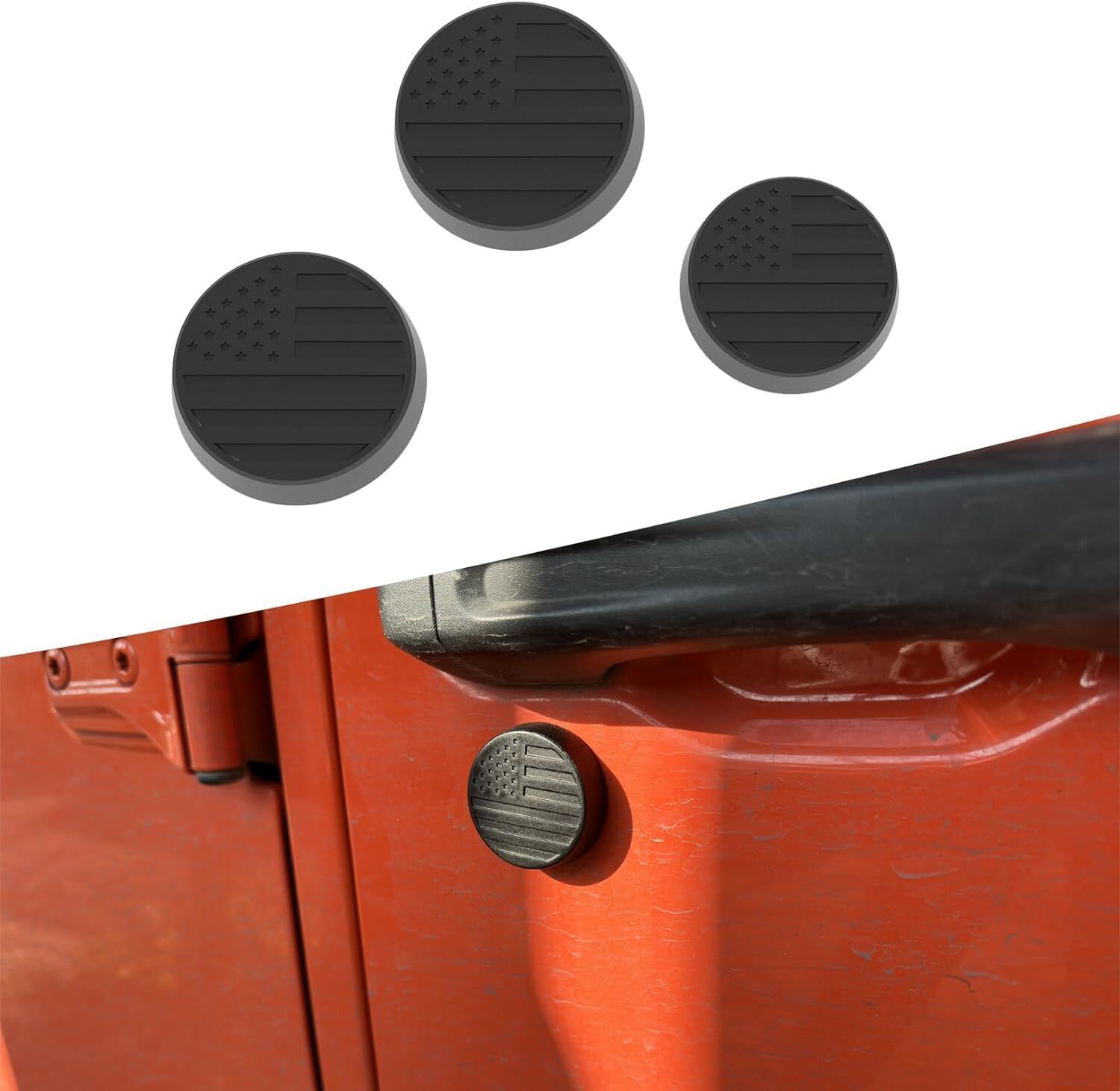 Keyhole Covers, Magnetic Door Lock Cover for 2018-2024 Wrangler JL &Gladiator JT