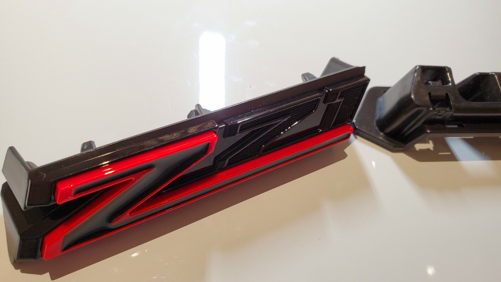 3PCS Glossy Black Red Z71 Front & Fender Emblem Badge 2019-2021 Silverado 1500