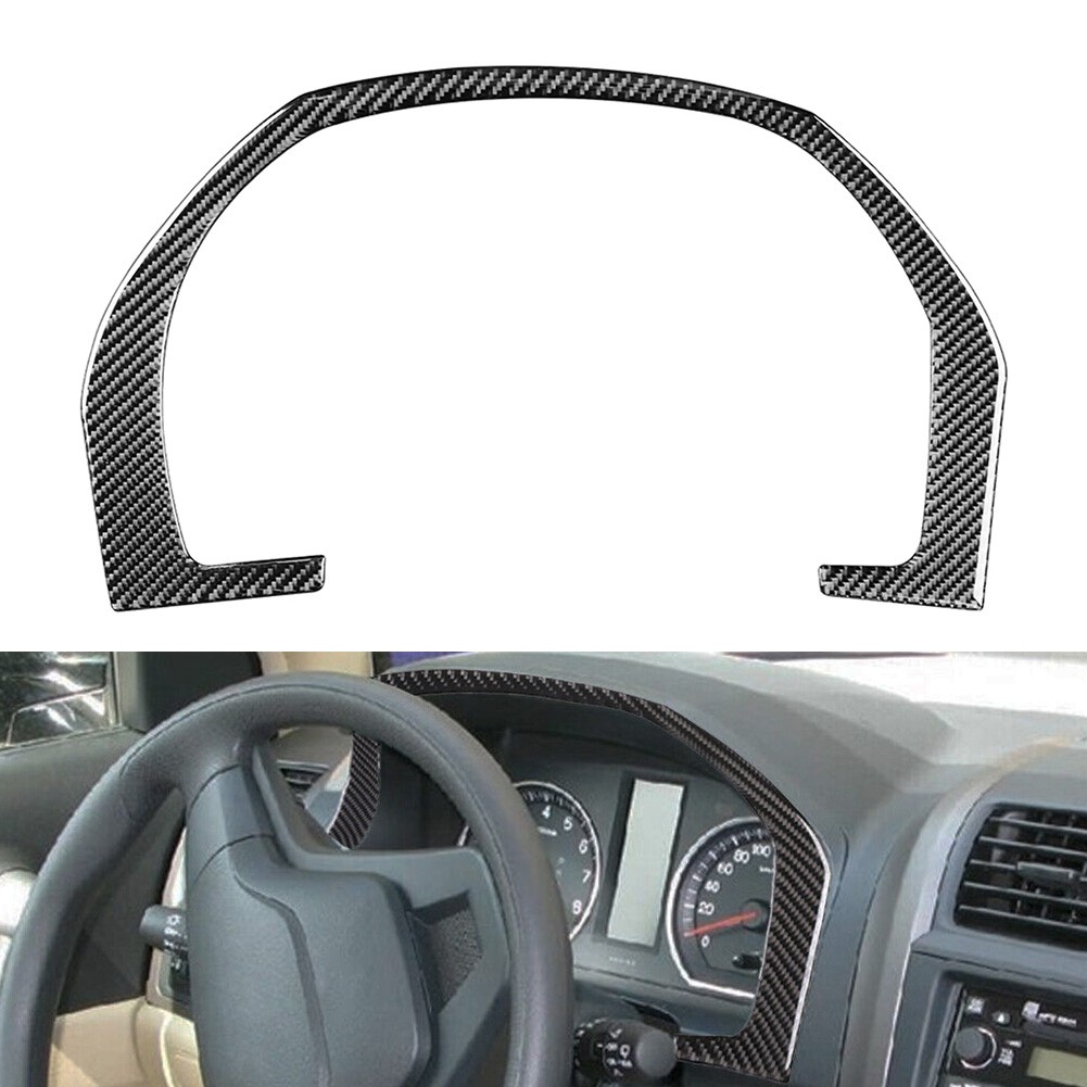 Carbon Fiber Interior Dashboard Frame Cover Trim Fit Honda CR-V CRV 2007-2011