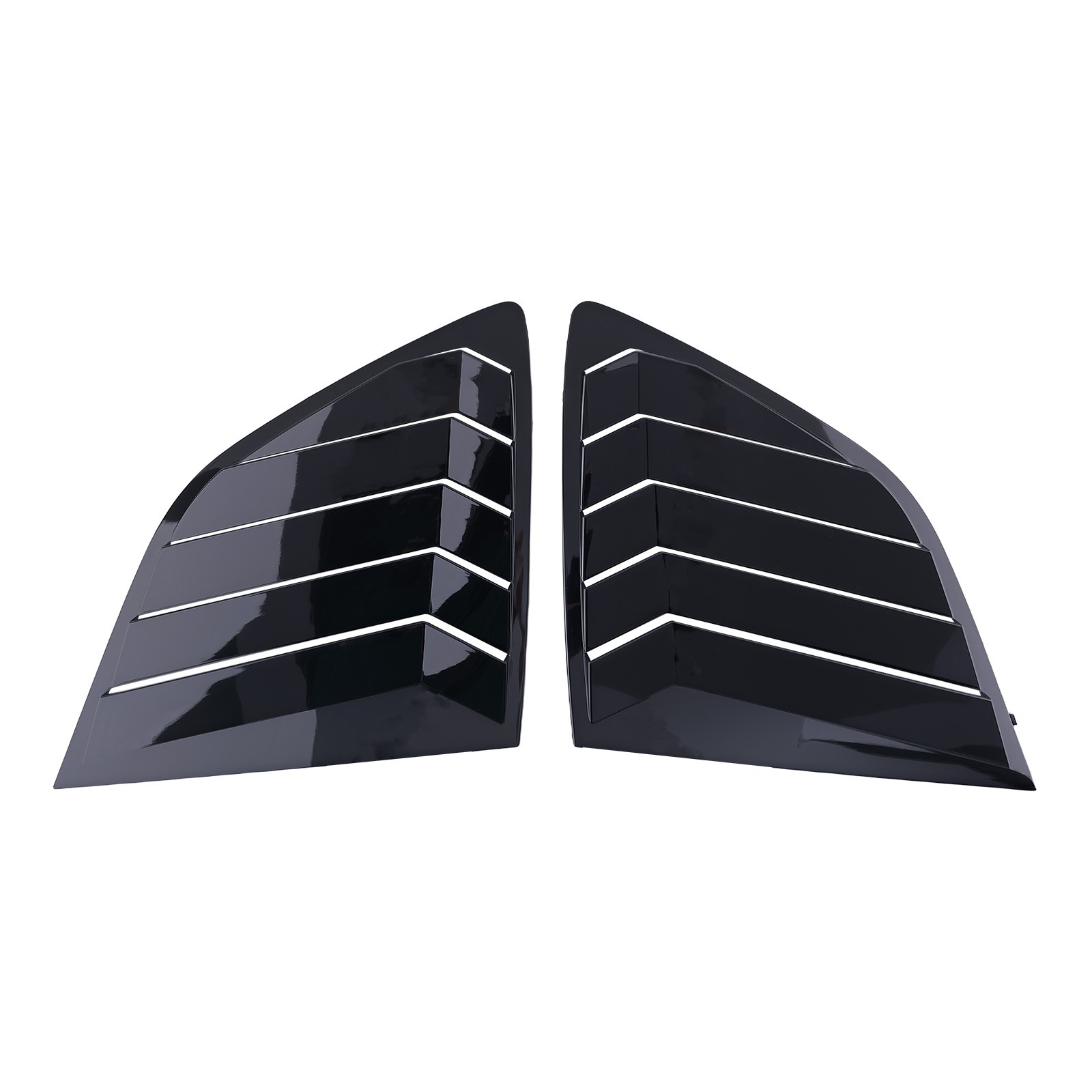 Gloss Black ABS Window Louvers for Honda CR-V 2023-2024 Temperature Reducer