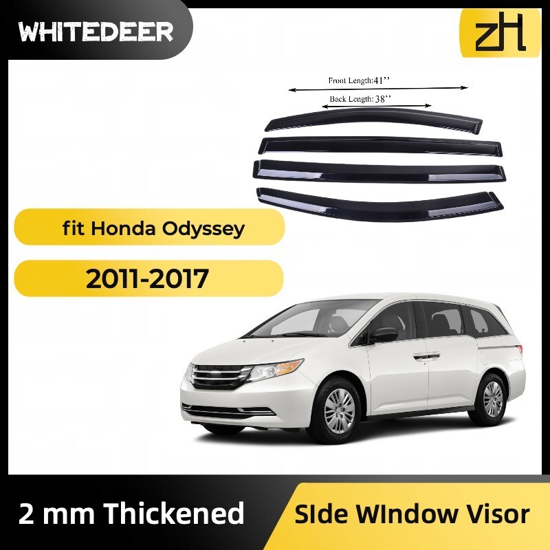 Fits for Honda Odyssey 11-17 Side Window Visor Sun Rain Deflector Guard