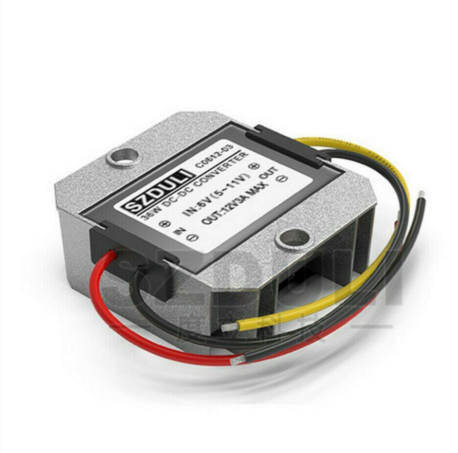 Car 6V Step Up To 12V DC/DC Converter Boost Regulator Module Voltage Transformer