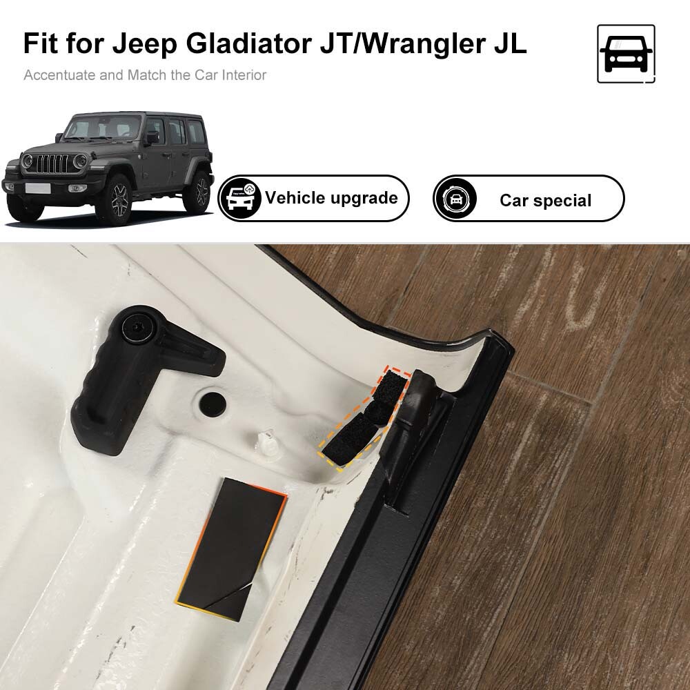 10Pcs Roof Hard Top Leak Repair Seal Tool Kit for Jeep Wrangler JL JT Gladiator