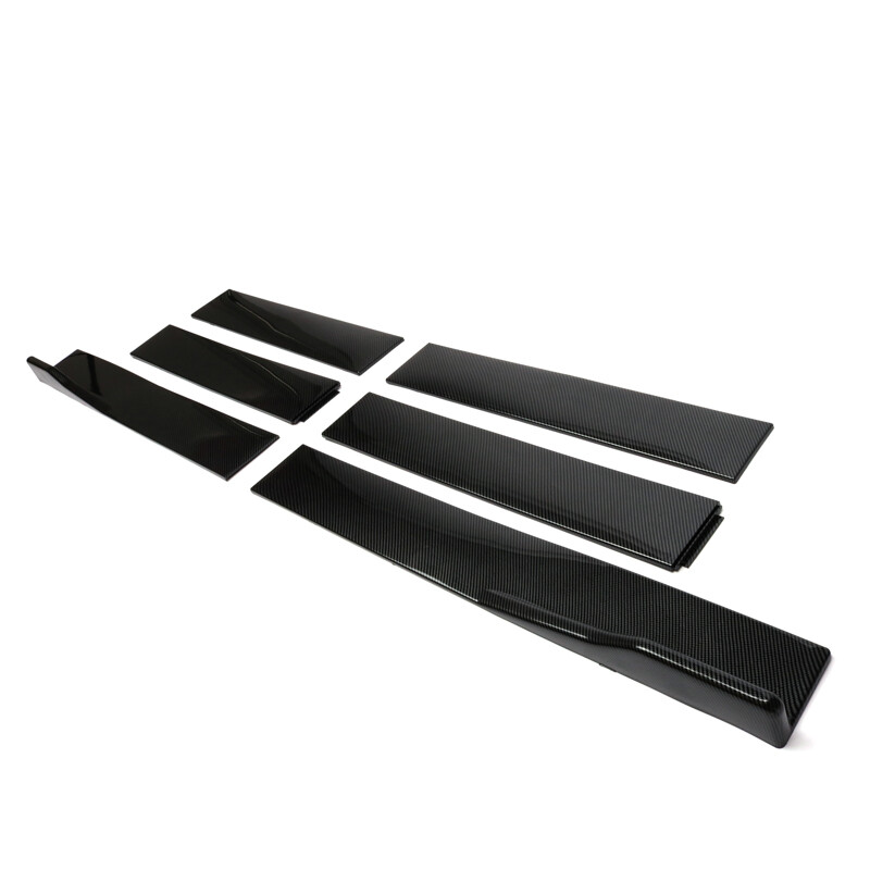 For Infiniti Q50 78.7″ Carbon Fiber Side Skirt Splitter Extension Rocker Panel
