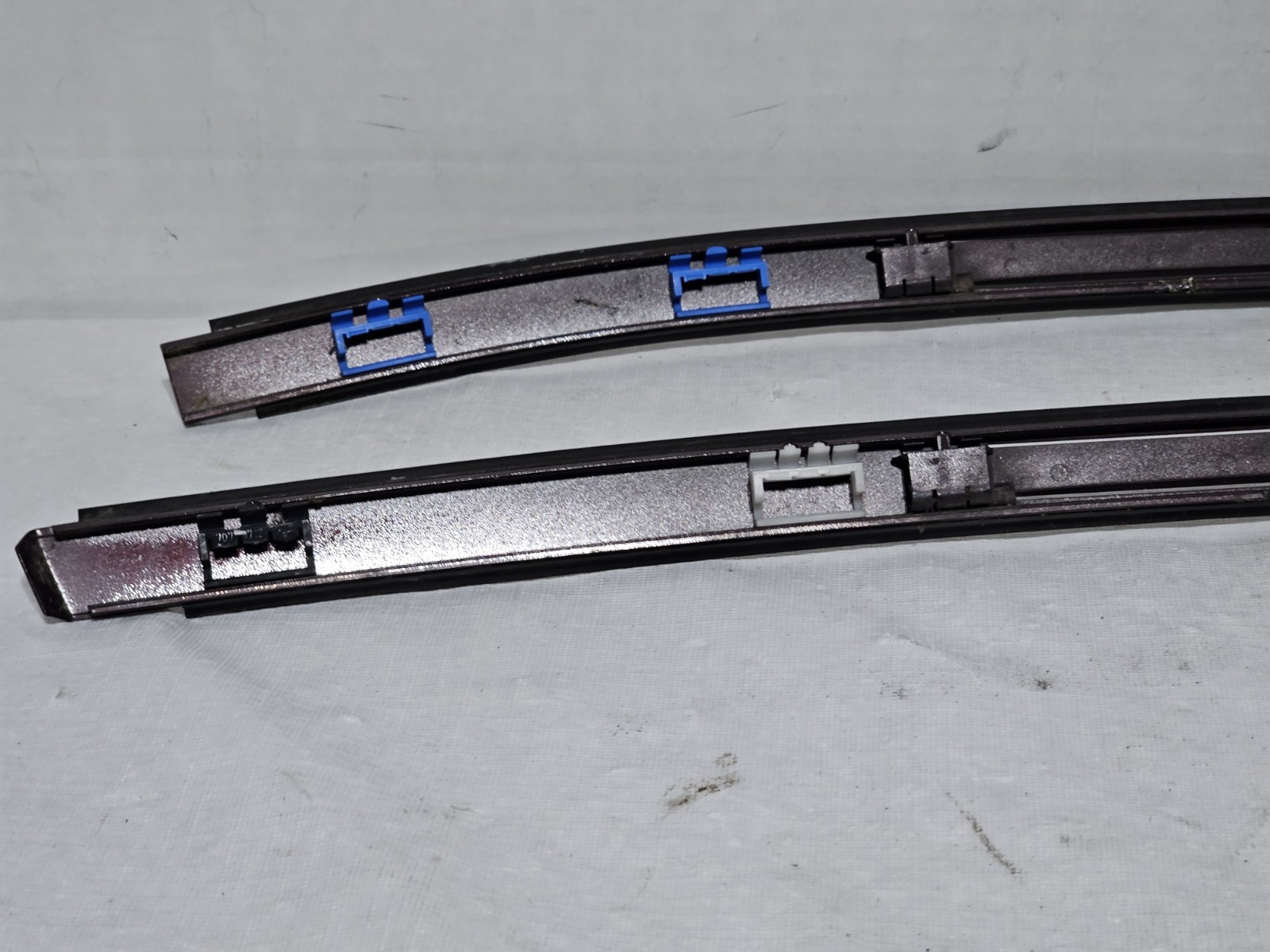 07-13 BMW 328i 335 E92 Left Right Roof Rail Drip Molding Strip Trim Barbera OEM
