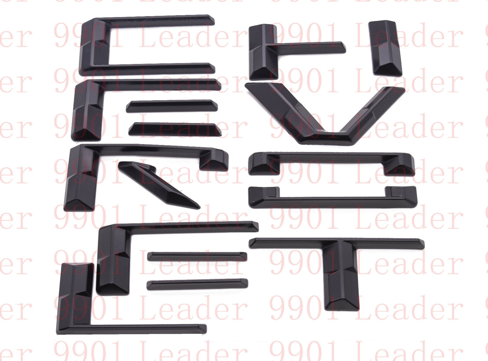 2019-2022 front grille letter inserts Fit Silverado 1500 Custom Matte Black