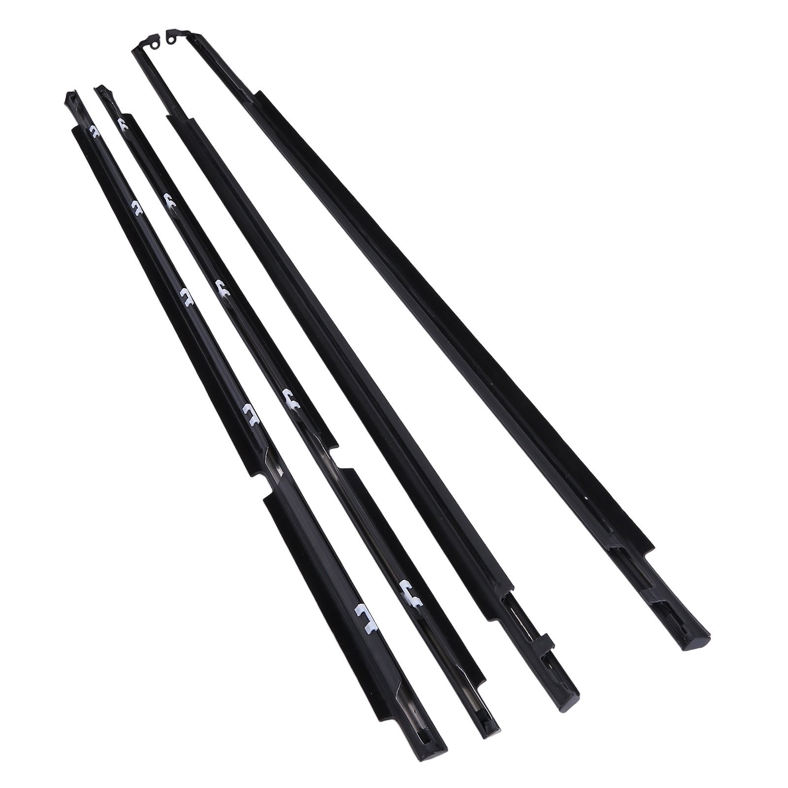 4Pcs For 1995-2002 Toyota Corolla Weatherstrip Window Moulding Trim Seal Belts