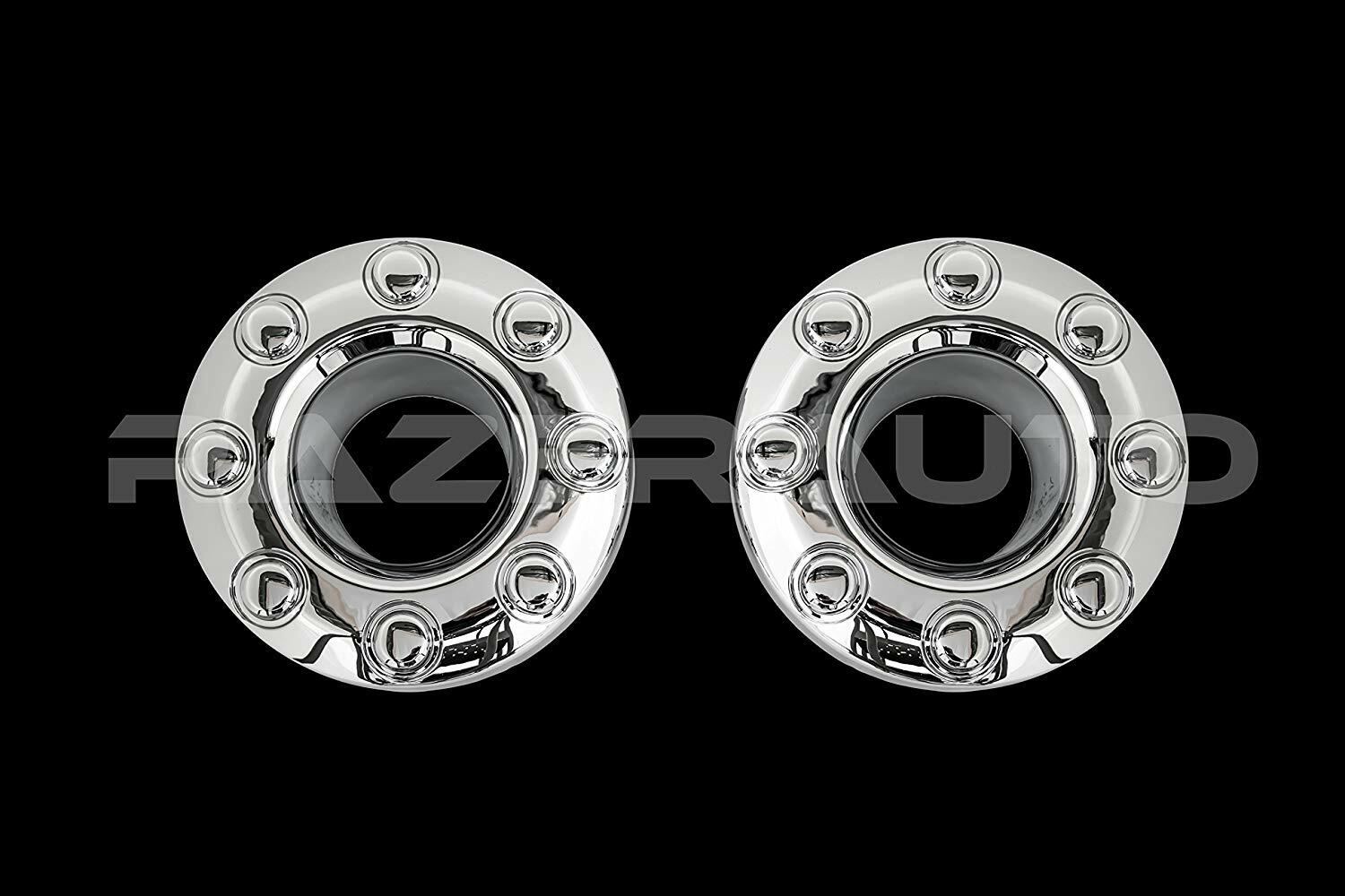 05-17 Ford Super Duty DUALLY Chrome 17″ 8 Lug FRONT Wheel Center Hub Cap 1 Set
