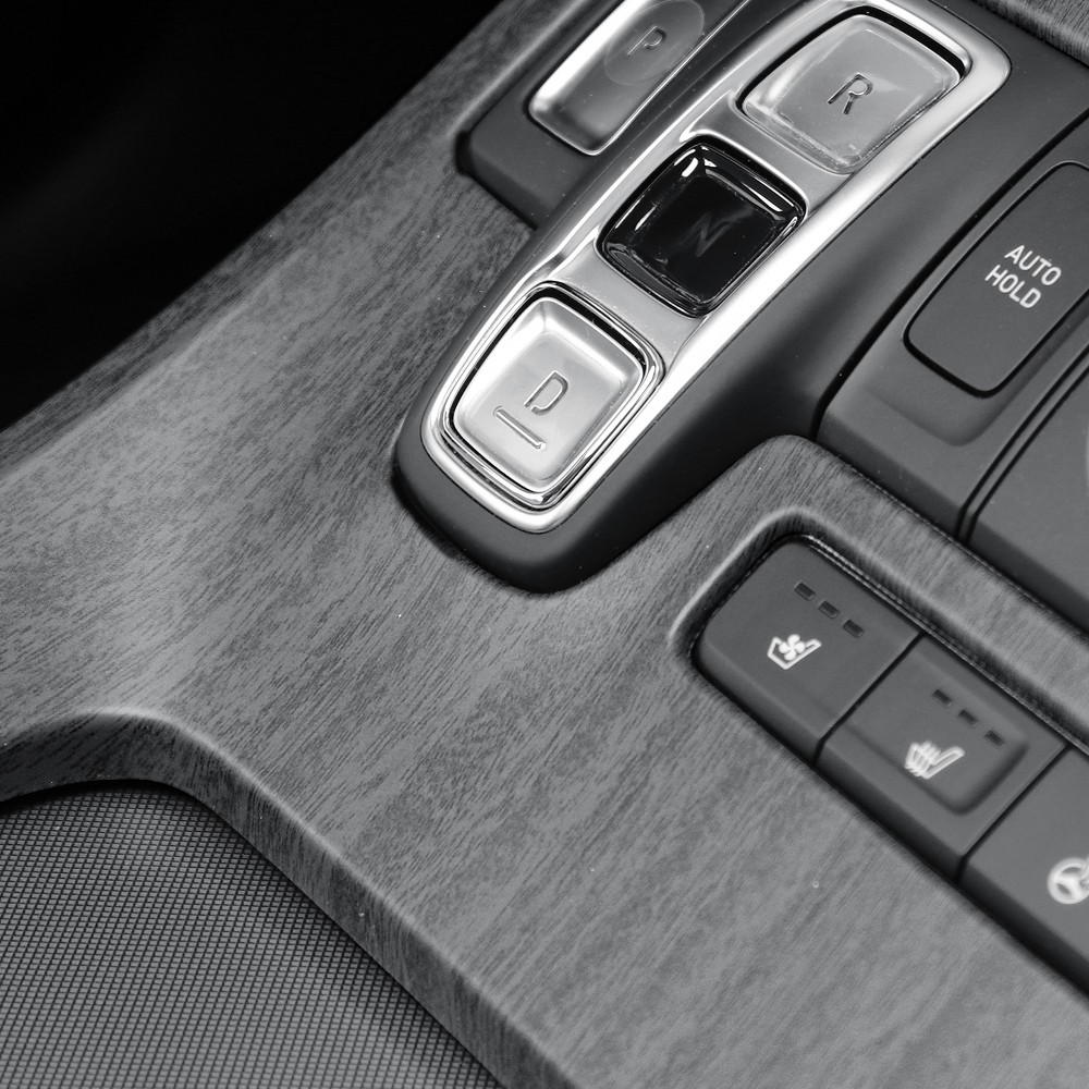 Carbon Center Console Gear Shift Panel Cover Trim For Hyundai Palisade 2020-2022