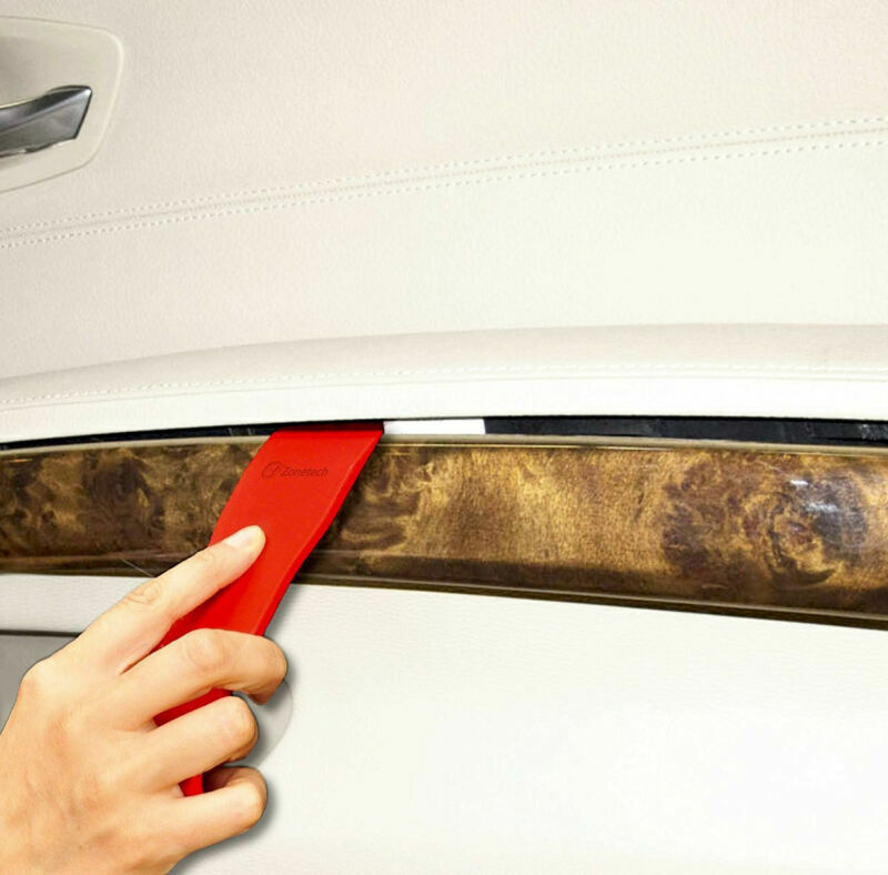 5pcs Red High-Strength Nylon Car Door Panel Dash Trim Removal Pry Open Tool Kit