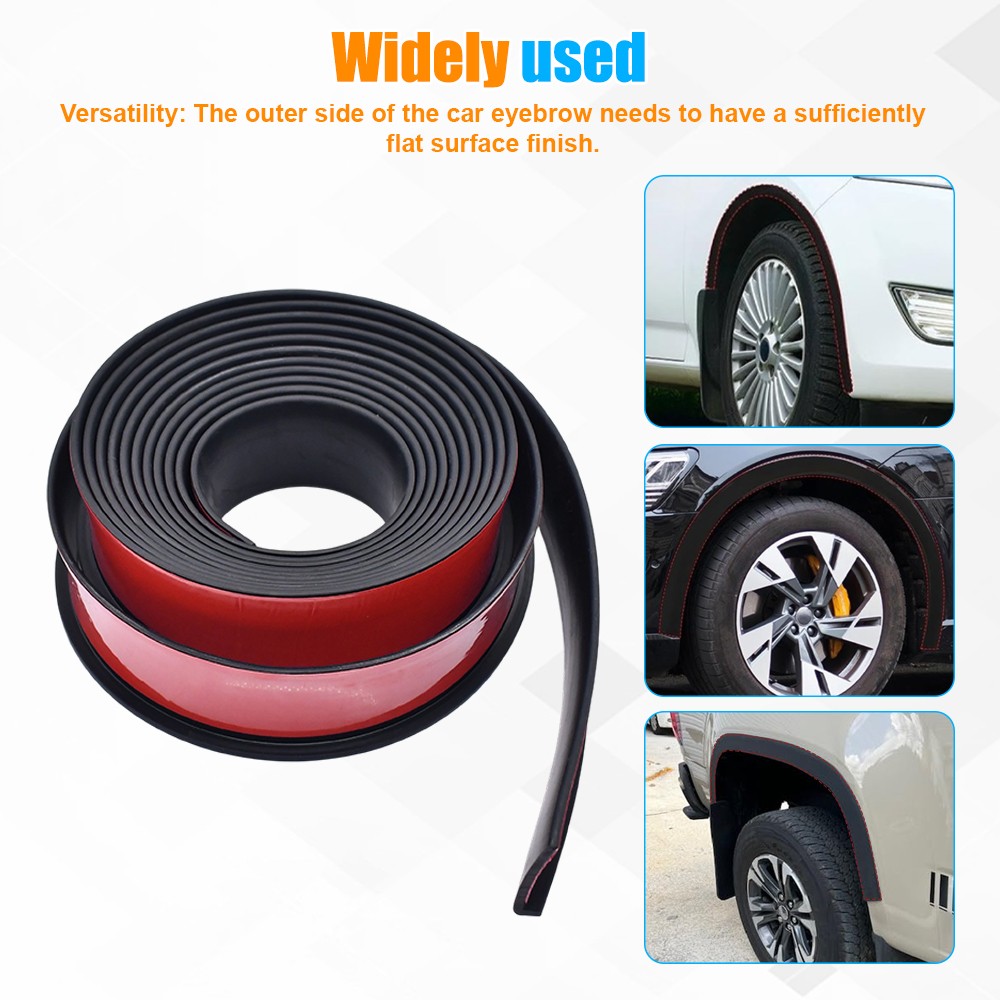 20Ft For Dodge Accessories Car Wheel Eyebrow Arch Trim Fender Flares Protector