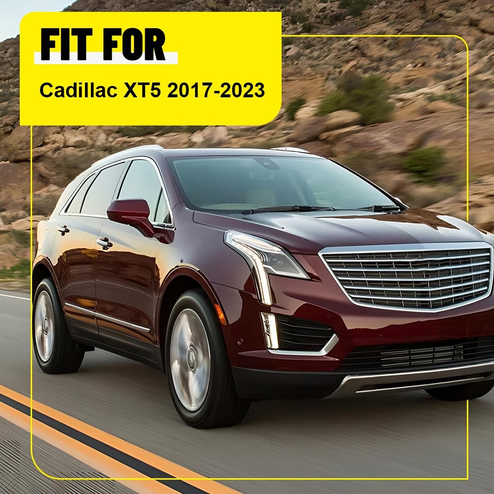 Pillar Post Trims Cover 6PCS Suitable for Black Cadillac XT5 2017-2023