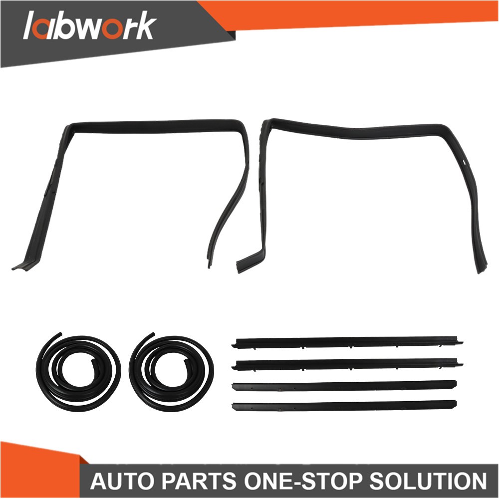 Labwork Rubber Door Weatherstrip Seal Kit Set For Chevy S10 Blazer 1983-93 1994