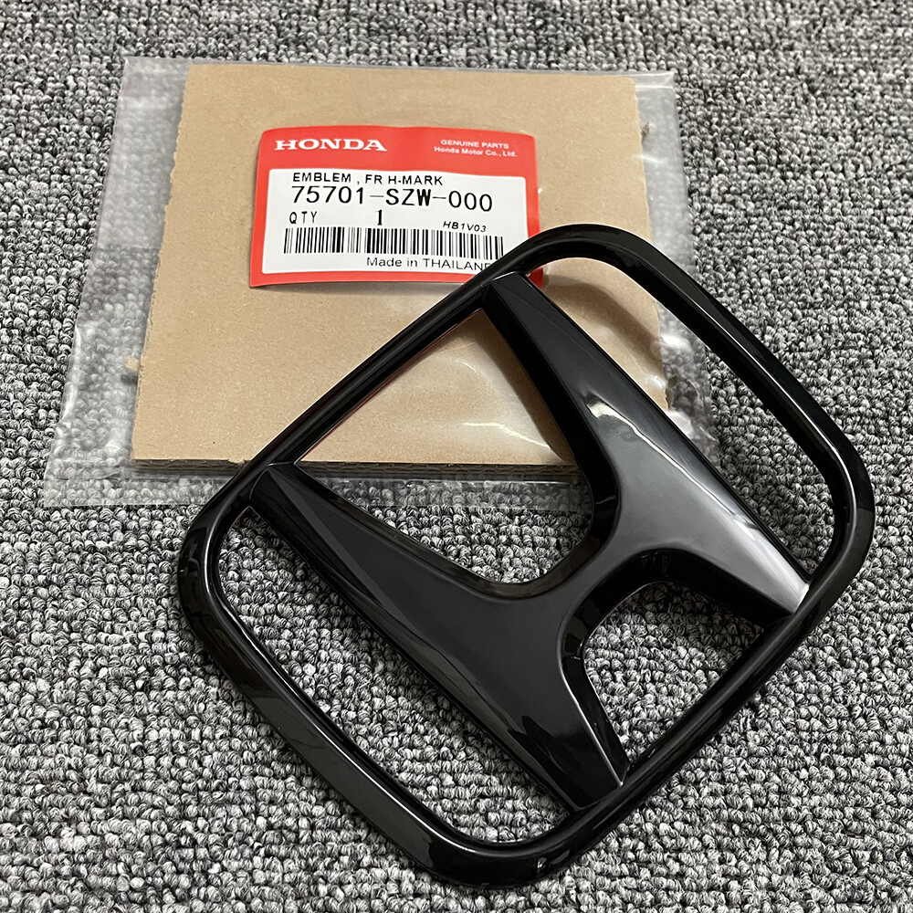 Gloss Black Fits Honda CRV2012-2021 Accord 2018-2021 Pilot2016-2018 Front Emblem