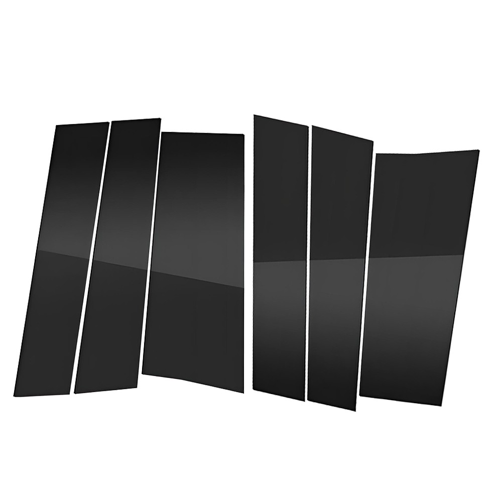 Fits For 2011-2017 Honda Odyssey 6Pcs Glossy Black Pillar Posts Trim Cover