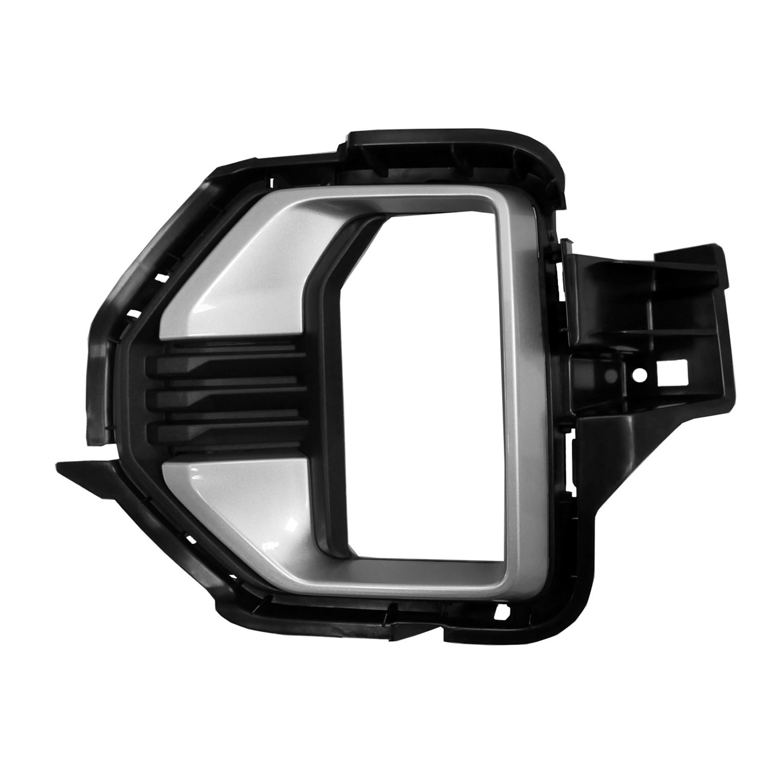 New Painted Gray/Black Front Right Side Fog Light Bezel for 2021-2022 GMC Canyon