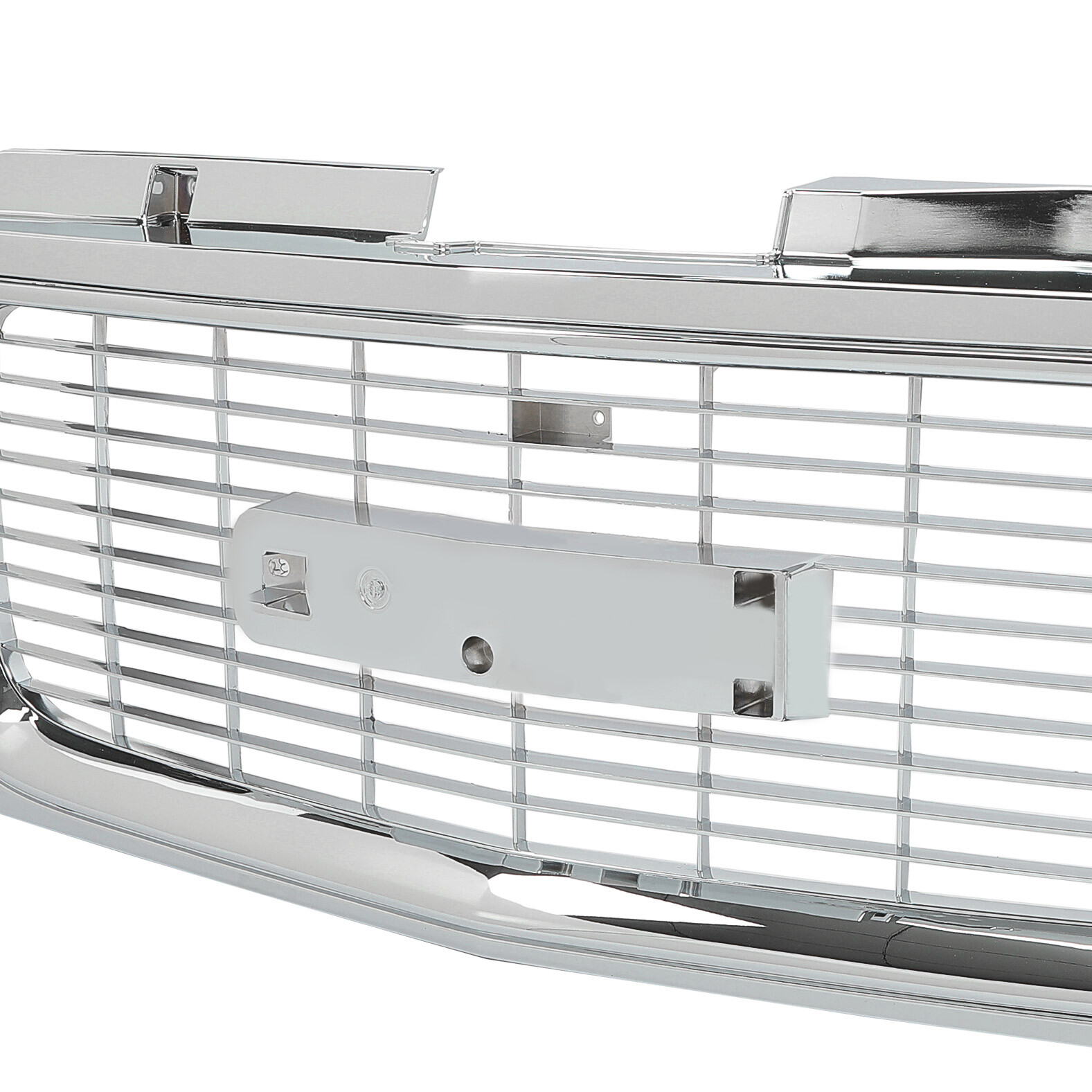 Chrome Grille Assembly For GMC C K 1500 2500 3500 1994-2000 94-99 Yukon