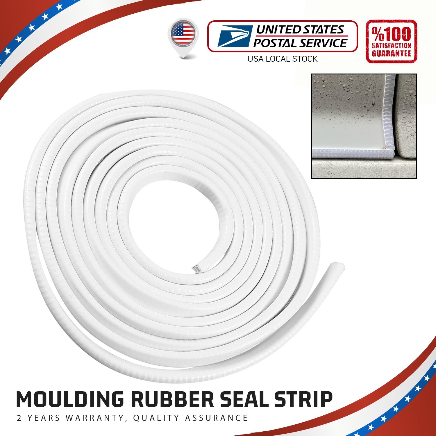 6M/20ft U Shape Rubber Seal Car Door Edge Guard Molding Trim Protectors Strip