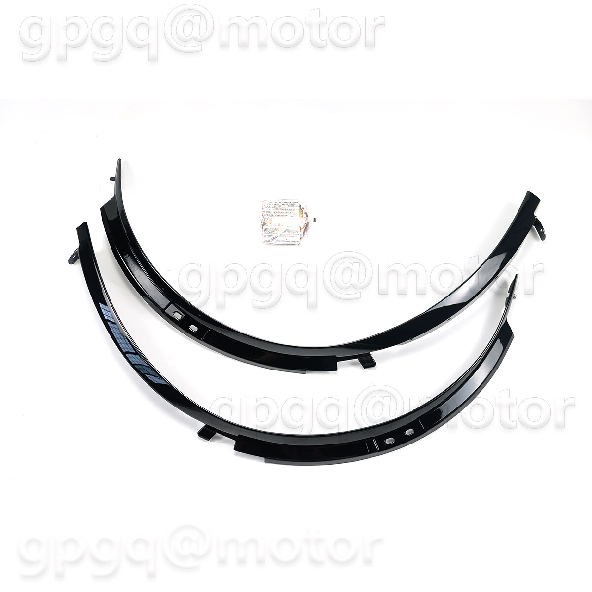 For Corvette C7 Z06 2014-2019 1 Pair Glossy Black Front Wheel Trim Fender Flares