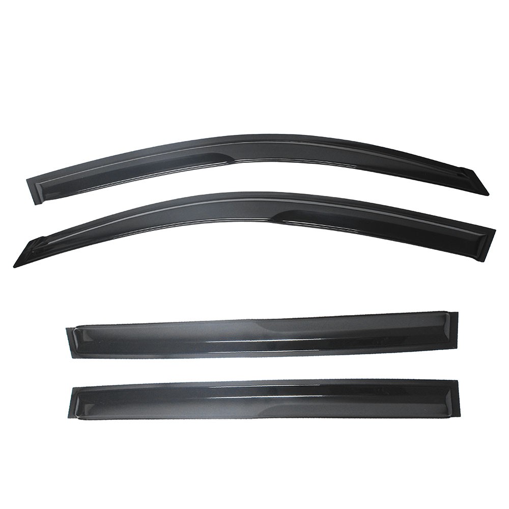 Fit For Toyota Rav4 2006-2011 12 Black Window Visor Vent Rain Guards Deflector