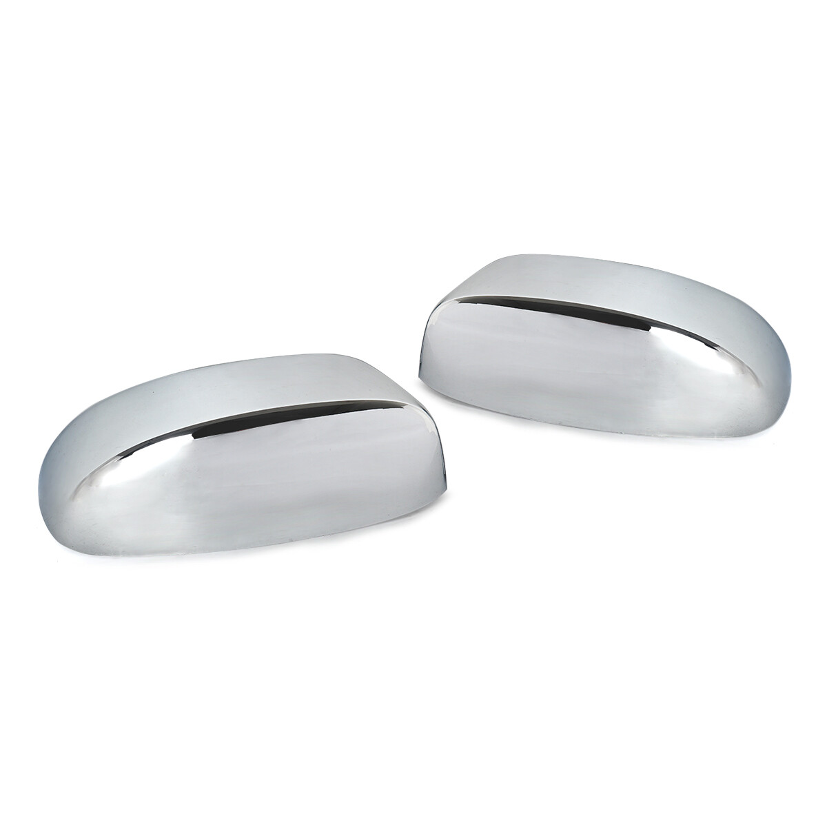 For 2007-2013 12 2014 Chevy Silverado GMC Sierra CHROME Top Mirror Covers Sliver