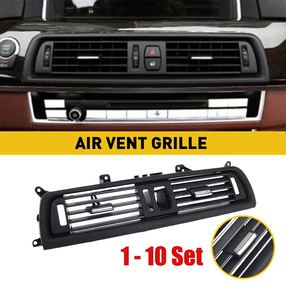 1-10Set Front Air Grille Center Dash AC Vent Fits For BMW 520i 528i 530i 535i