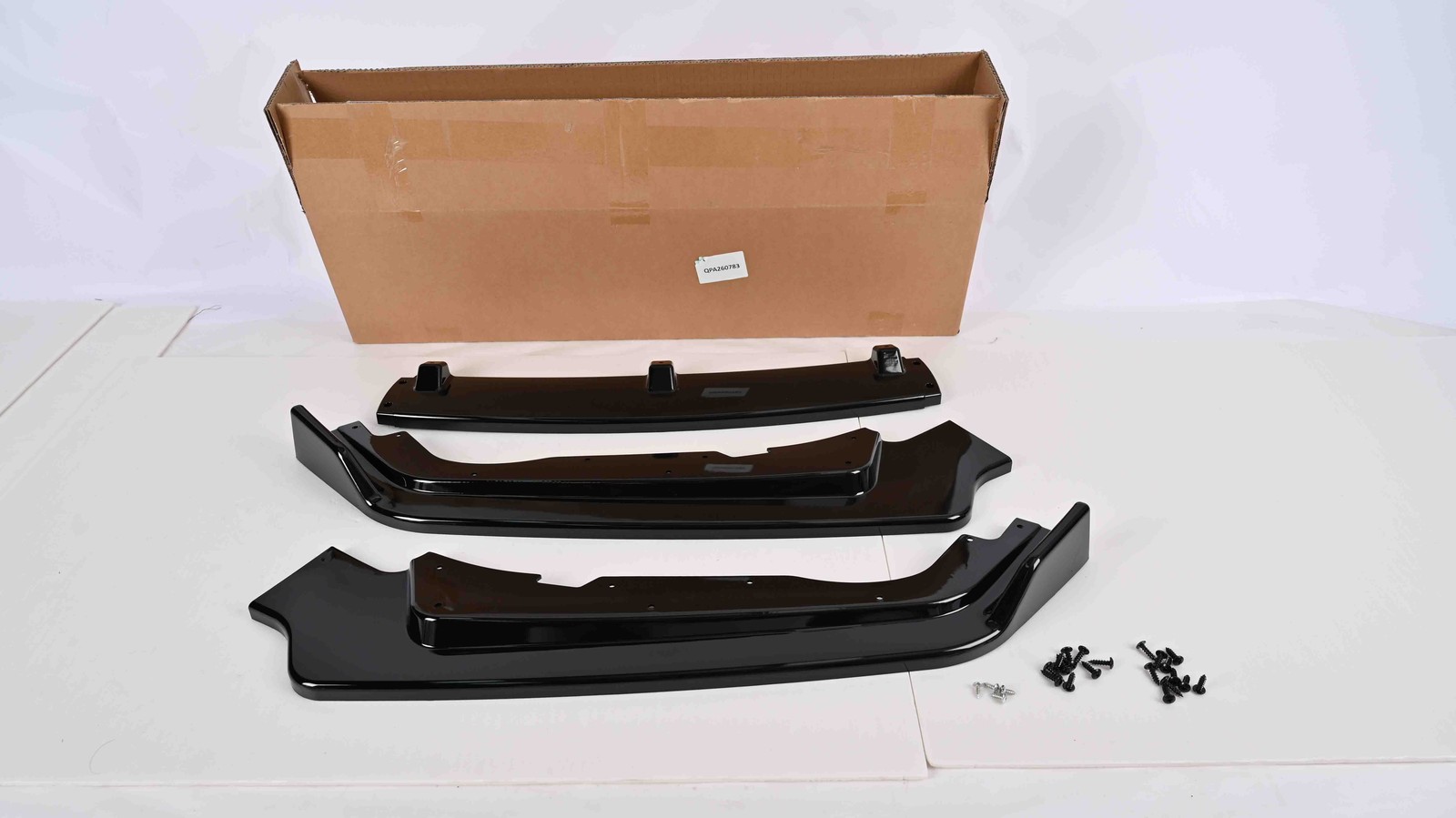 Front Bumper Splitter Lip Spoiler Fit For Subaru BRZ 2013-2016 Glossy Black ABS