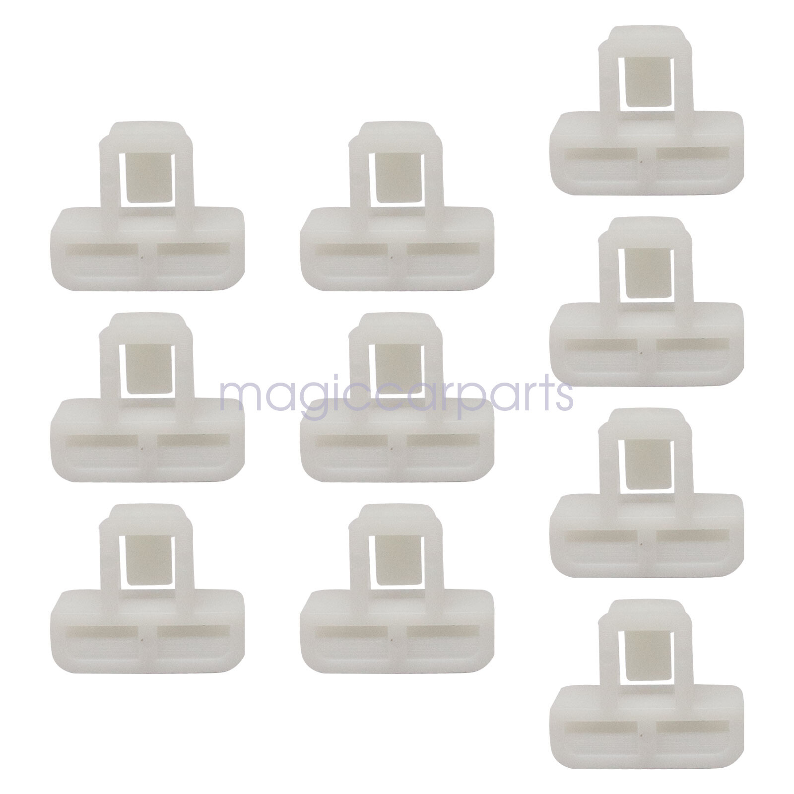 10-PC White Nylon Retainer Clips for Cadillac XT4 XT5 XT6 2017-2022 11547341