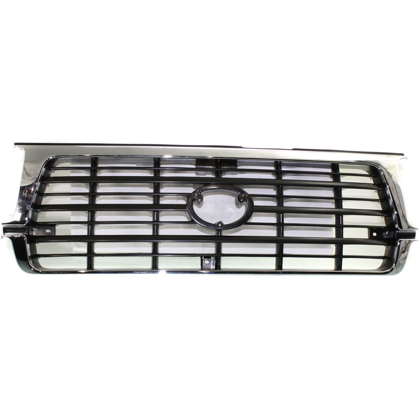 Grille Grill Assembly Black & Chrome Front For 95-97 Toyota Land Cruiser
