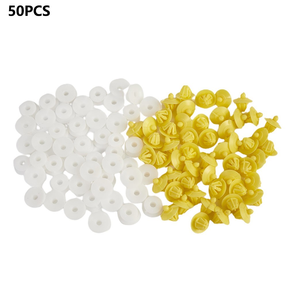 Car Clips Fits for Discovery 3 4 Sport White+Yellow New