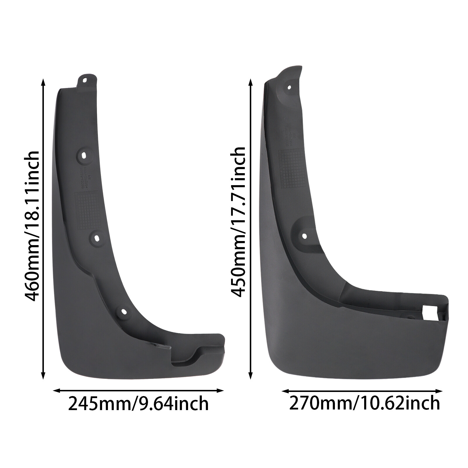 Mud Flaps Set For 2001~2005 Toyota RAV4 Splash Guards Mud Flap Mudguards Fender