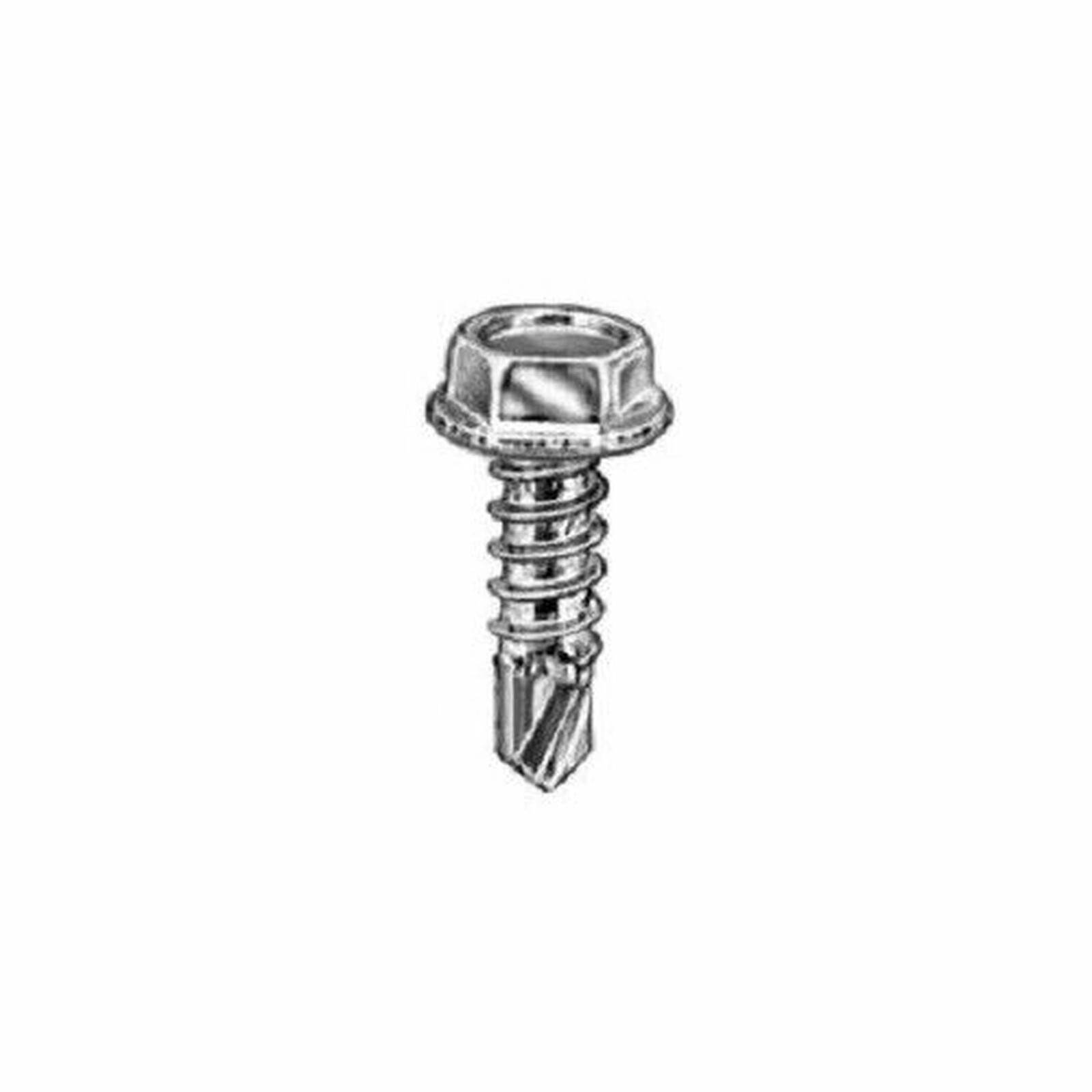 25 Hex Washer Head Tapping Screws Auveco 9611 General Auto Use Universal