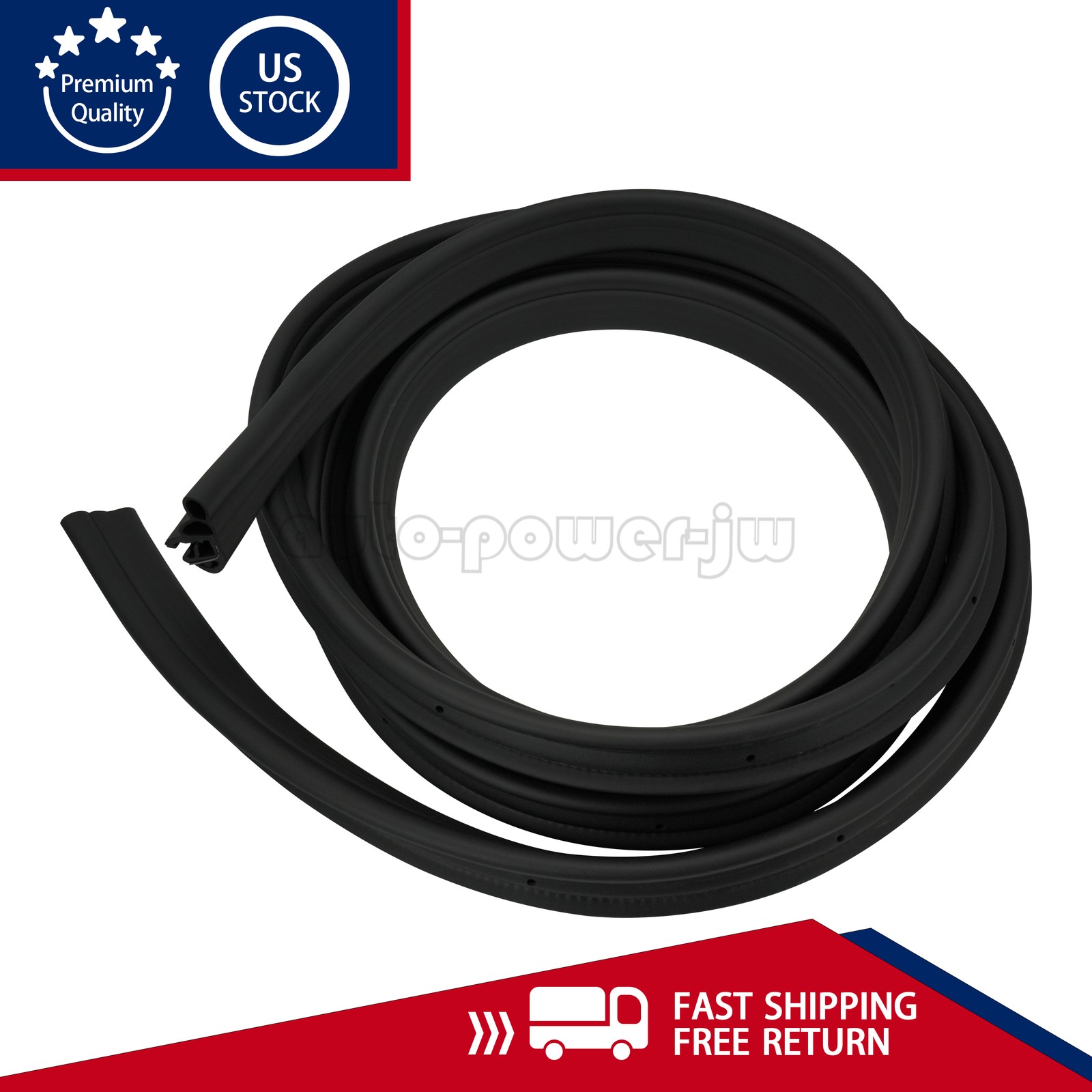 For 2007-2014 GMC Chevrolet Cadillac Rear side Door Weatherstrip 22766416