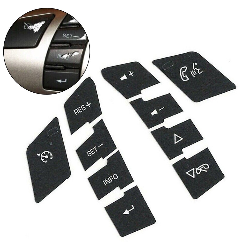 Button Repair Decals Car Sticker ABS Brand New High Quality Car Stickers