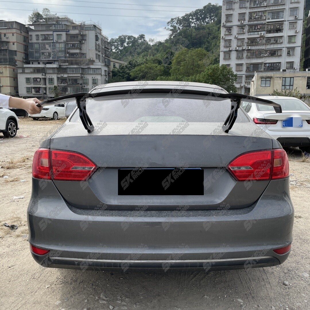 Universal Racing Car Rear Trunk Lip Spoiler Wing Gloss Black/Forged/Carbon Fiber