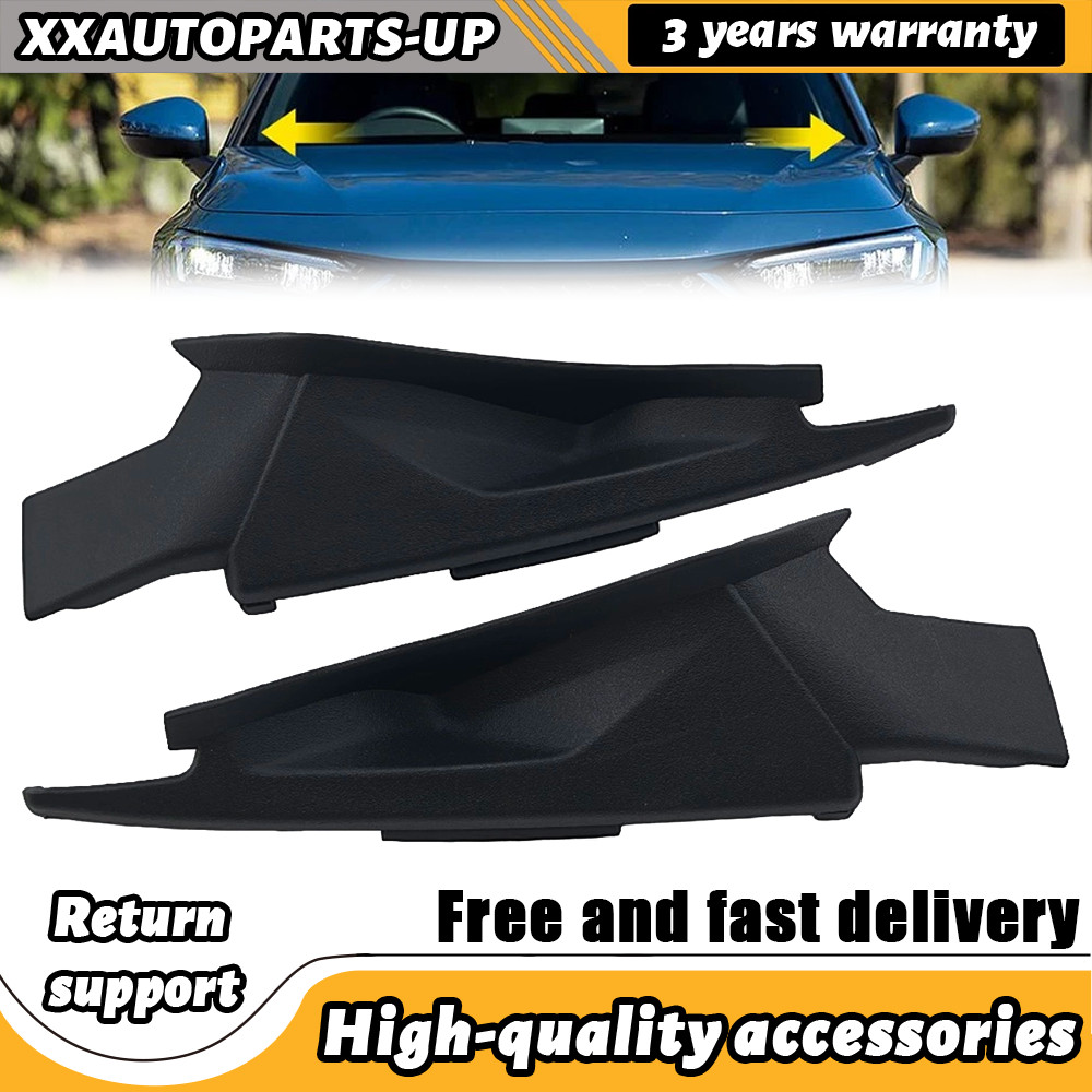 For 2022-2025 Honda Civic Wiper Cowl Trim Cover Panel Side Fender Hood End Caps