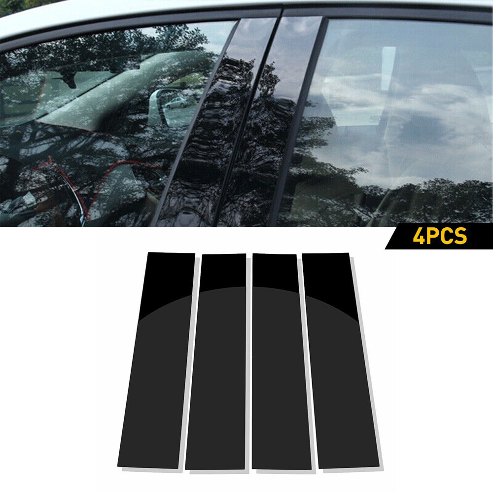 4PCS Pillar Posts For 2004 2005-2014 Ford F150 Super Cab Crew Window Door Kits
