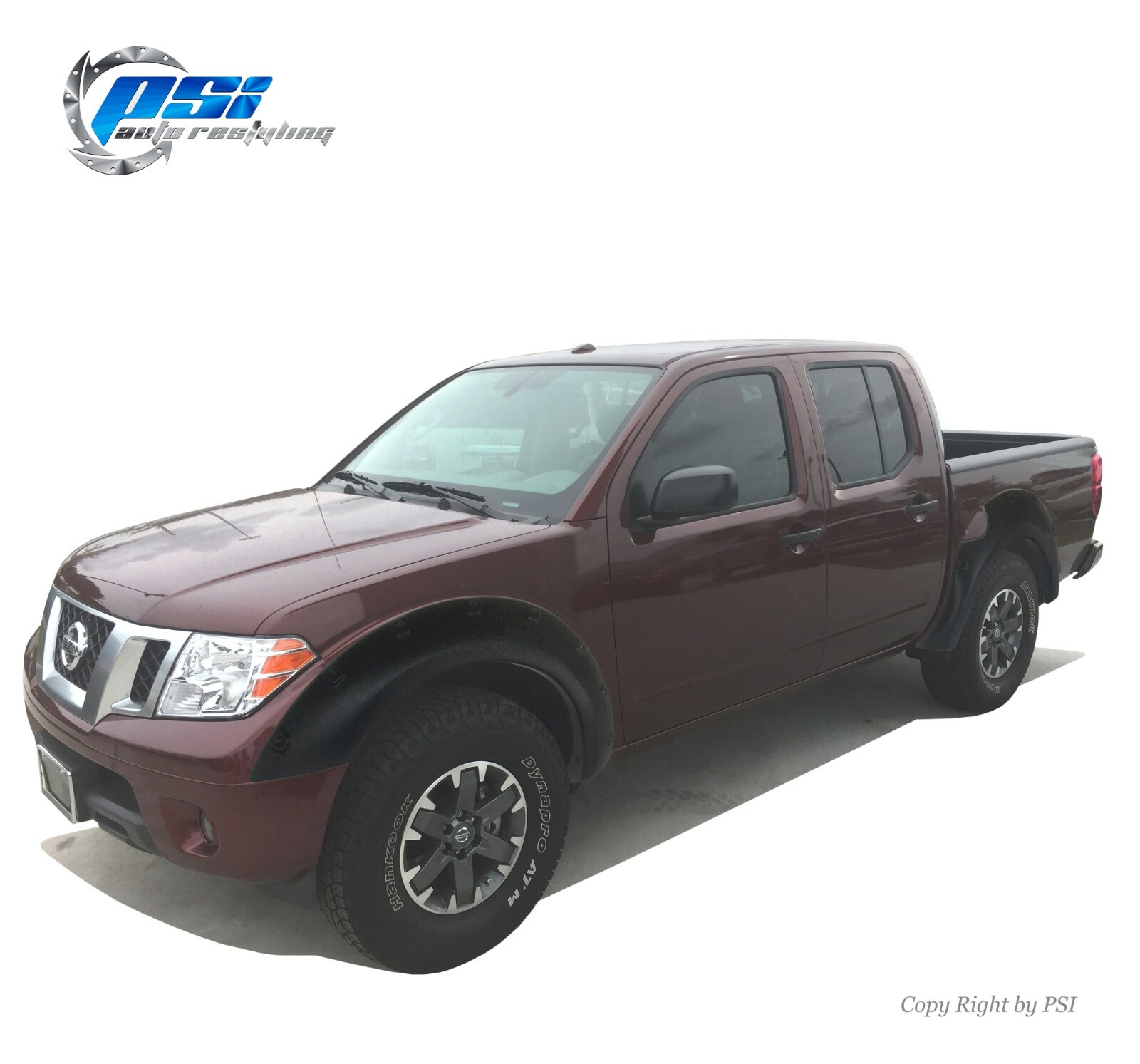Textured Pop-Out Bolt Fender Flares Fits Nissan Frontier 06-20 ; 5′ Bed Only