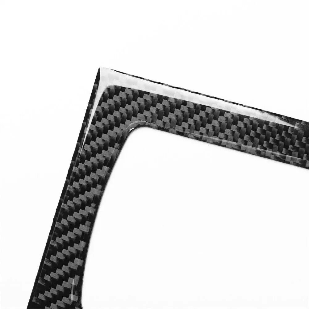Interior Automatic Gear Center Storage Cover Carbon Fiber Trim For Acura TL09-14