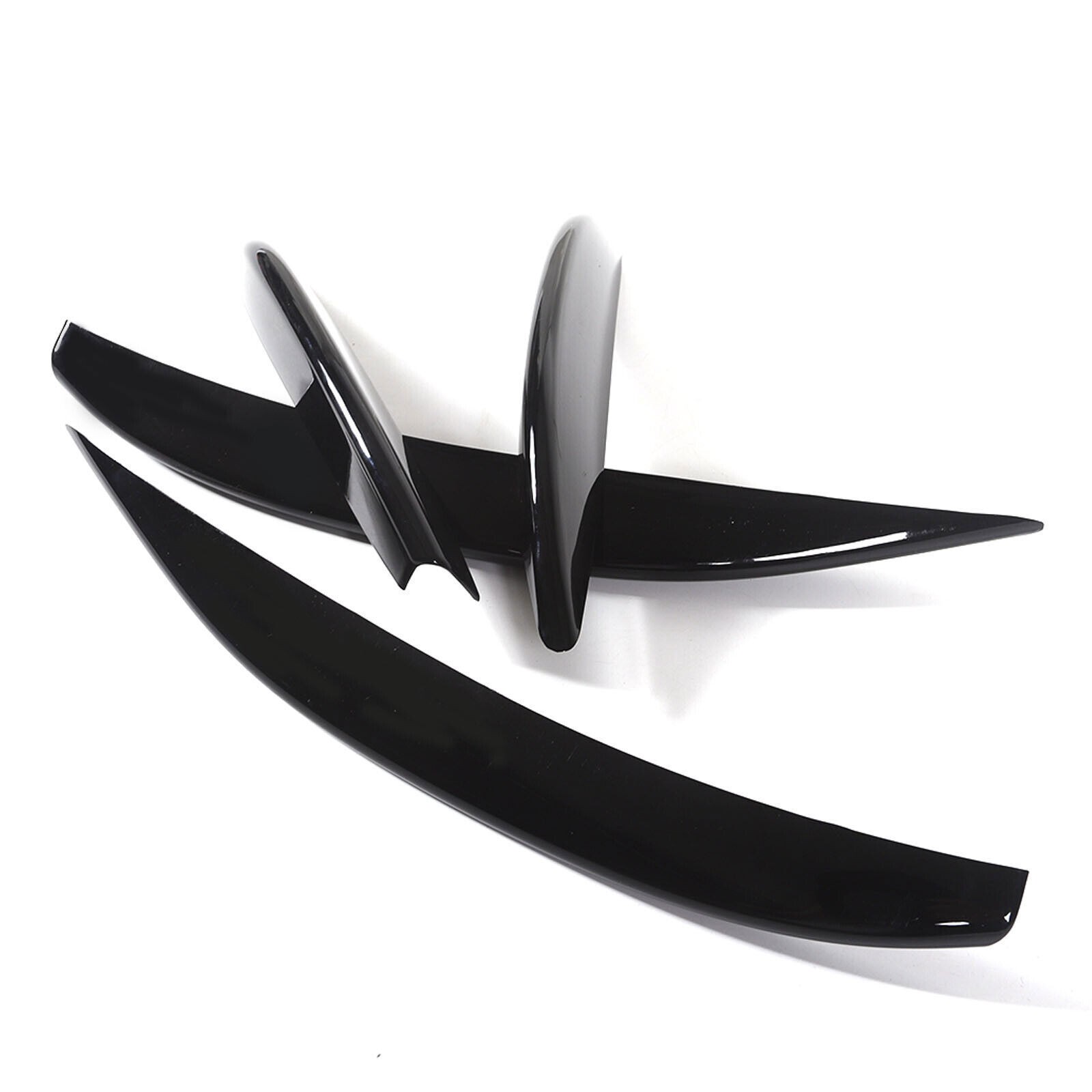 Glossy Black Front Fog Light Trim For Mercedes Benz E Class W214 2024