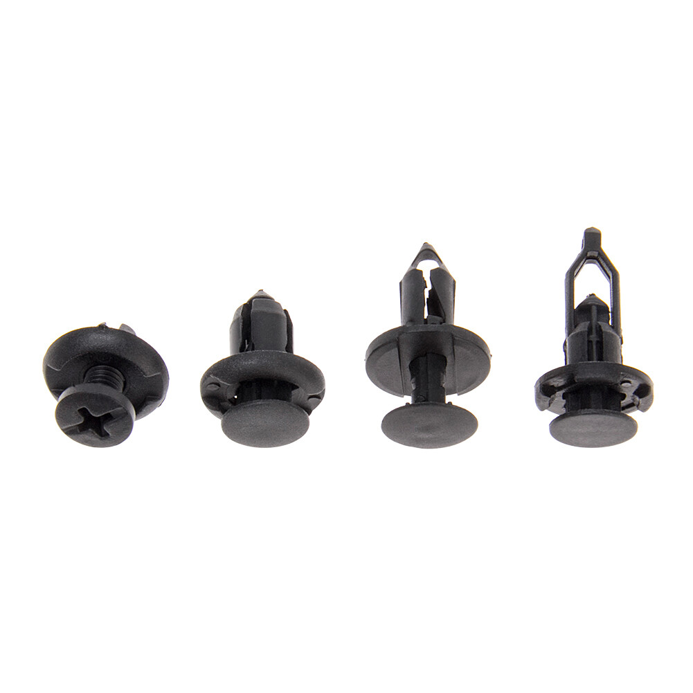40X Car Body Rivet Push Pin Bumper Fender Retainer Trim Moulding Clips Parts Kit